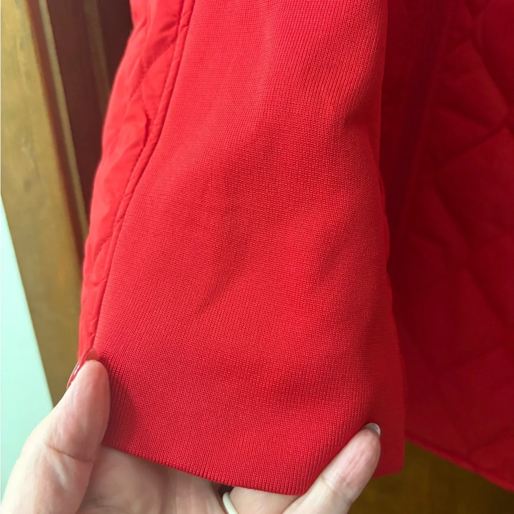 Kim Rogers NWT Red quilted Black Houndstooth Vest size 4X - Picture 4 of 7